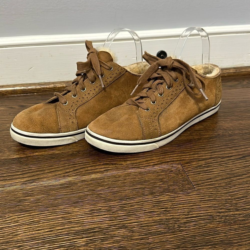 UGG Roxford Twin Face Bomber Jacket Chestnut Men's Shoes - Size 7.5